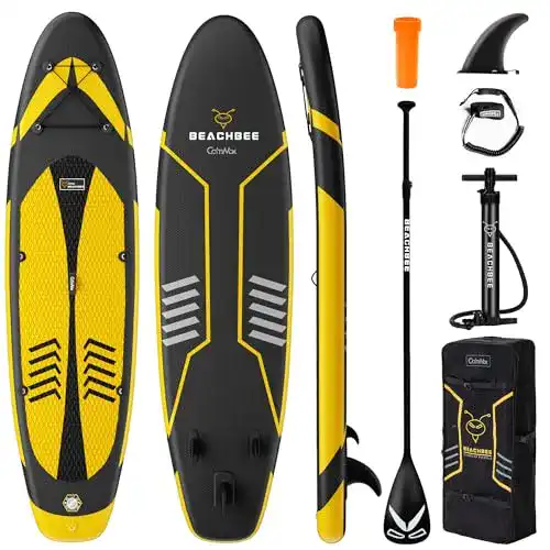 SUP Board Set CalmMax Aufblasbares Stand Up Paddle Board 320x76x15 cm