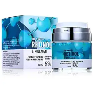 Retinol Creme von P-Beauty – Anti-Aging Feuchtigkeitscreme mit 5% Retinol