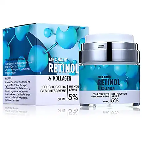 Retinol Creme von P-Beauty – Anti-Aging Feuchtigkeitscreme mit 5% Retinol