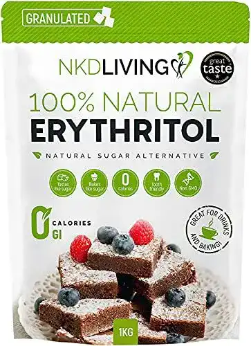 Erythrit NKD Living 1 kg – Kalorienfreier Zuckerersatz