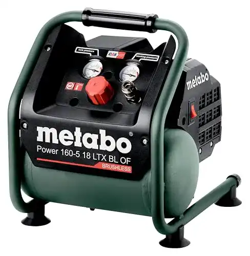 Metabo Akku-Kompressor Power 160-5 18 LTX BL OF 18 V ohne Akku und Ladegerät