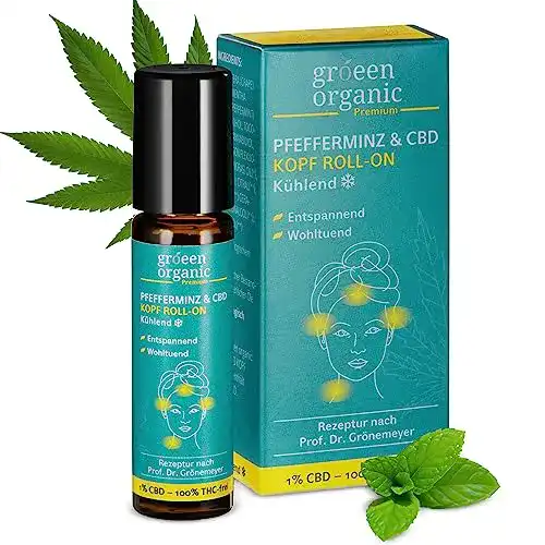 Kopfschmerz Roll-On Gröeen Organic Kopf- und Nacken Roll-On 10 ml