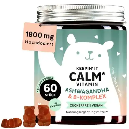 Vitamin-Gummibärchen mit Ashwagandha und B-Vitaminen