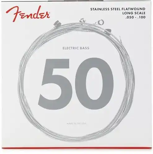 Fender 073-9050-405 Edelstahl 9050 Bass Saiten für verschiedene Musikstile