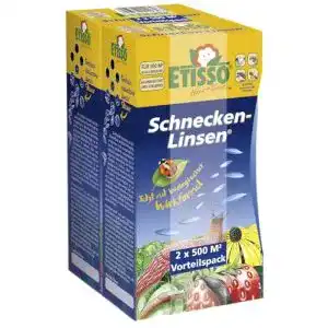 Schneckenabwehr mit Etisso Schnecken-Linsen für Gartenpflanzen