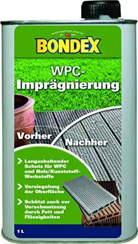 WPC Pflegeöl Bondex 329870 farblos 1 L für 23 m² Imprägnierung
