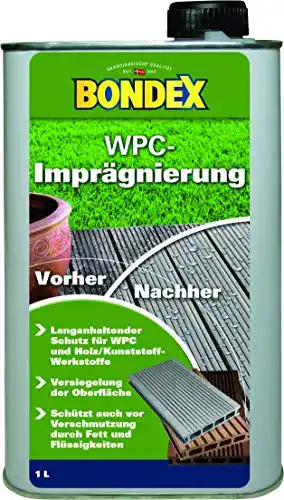 WPC Pflegeöl Bondex 329870 farblos 1 L für 23 m² Imprägnierung