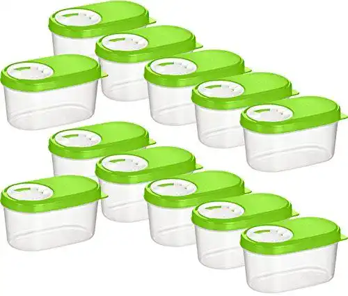 Gewürzdosen Kigima Schüttdosen 0,14L 12er Set in Grün
