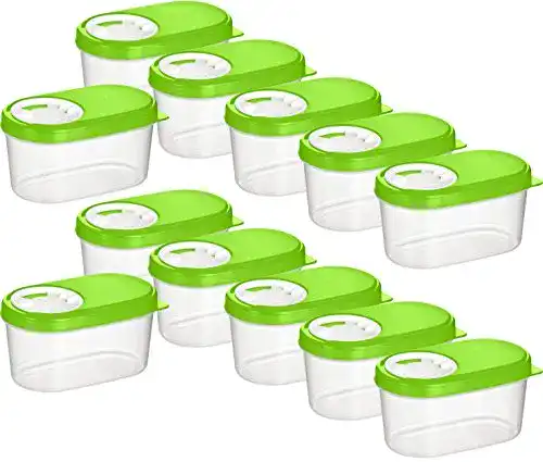 Gewürzdosen Kigima Schüttdosen 0,14L 12er Set in Grün