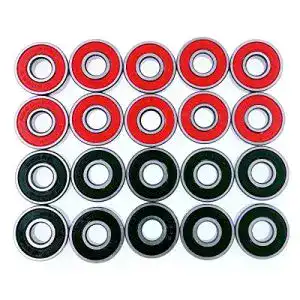 ABEC-9 Kugellager JZK 20 Stück wasserdicht 608 RS für Skateboards