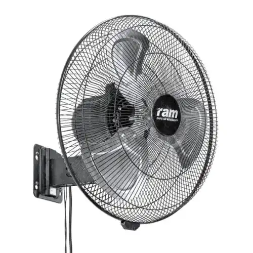 Wandventilator Ram 450mm 100W oszillierend mit 3 Stufen für Grow