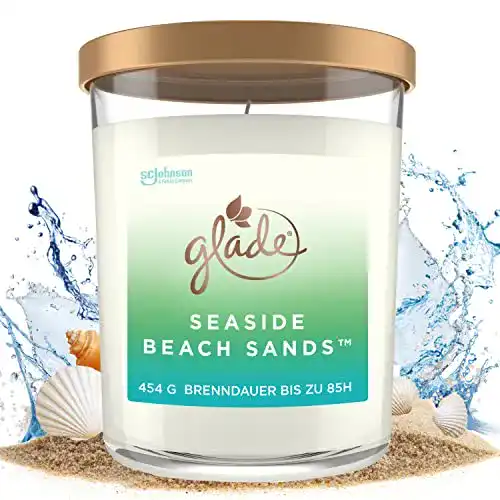 Glade Duftkerzen Extra große Duftkerze im Glas Seaside Beach Sands