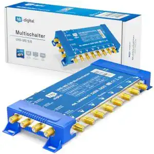 Multischalter HB-DIGITAL PMSE 5/8 für bis zu 8 Teilnehmer