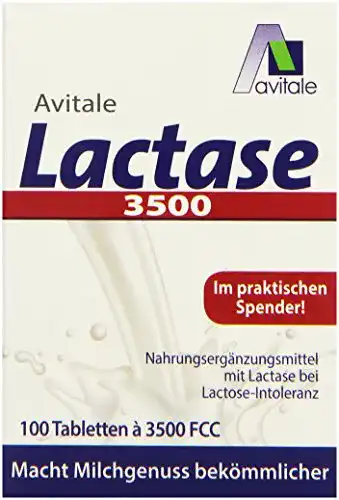 Laktase Tabletten Avitale 3500 FCC, 100 Stück