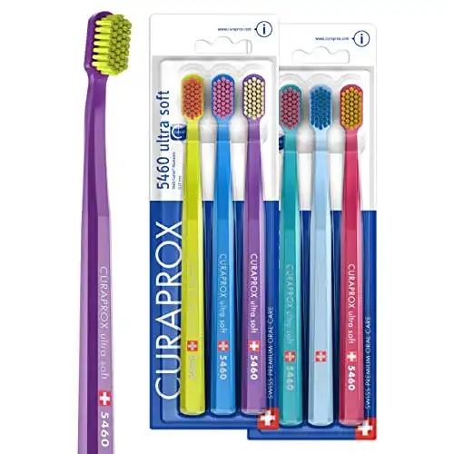 Curaprox 6 x CS 5460 Handzahnbürste, ultraweich, 6 Stück