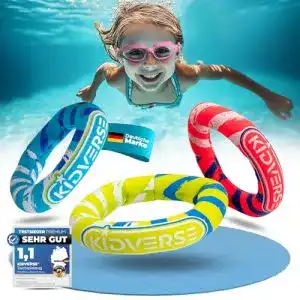 Kidverse Tauchringe für Kinder ab 6 Jahren Sicheres Wasserspielzeug