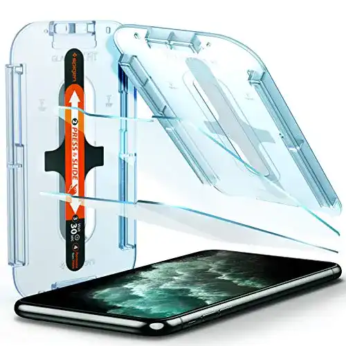 Panzerglas Schutzfolie für iPhone X, kompatibel mit iPhone 11 Pro Max und XS Max