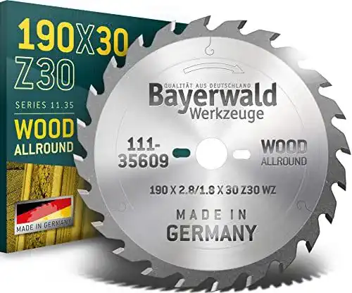 Sägeblatt 190×30 mm für Handkreissäge von Bayerwald