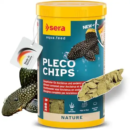 Welsfutter Sera Pleco Chips 1.000 ml (380 g) Formstabile Chips