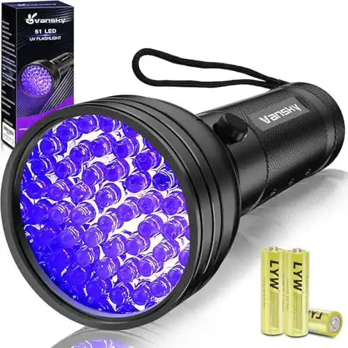 UV Taschenlampe mit 51 LEDs für die Tierfleckensuche