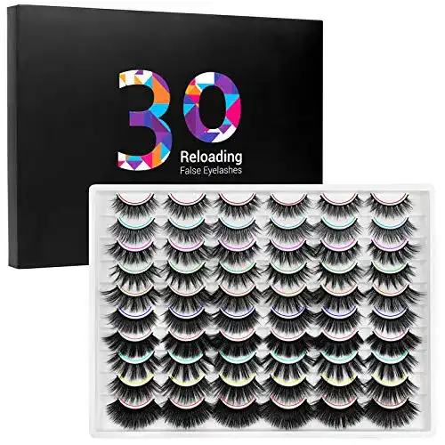 Künstliche Wimpern DYSILK 6D – 30 Paar handgemacht