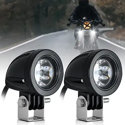 Motorrad Zusatzscheinwerfer Dinfu 2 Zoll LED für 12V-24V Fahrzeuge