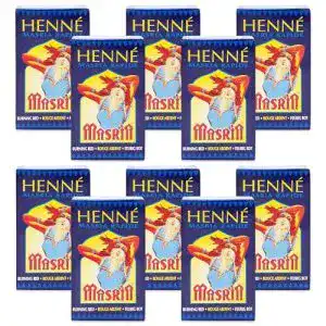 Henna-Pulver Hennedrog – Henna Masria Feurigrot im 10er Pack
