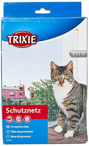 Trixie Katzennetz 44343, 8 x 3 m, transparent