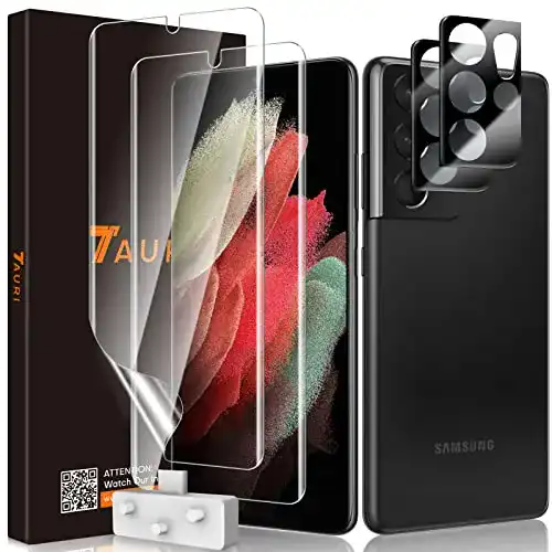 Samsung Galaxy S21 Ultra Hülle und TAURI Displayschutzfolie