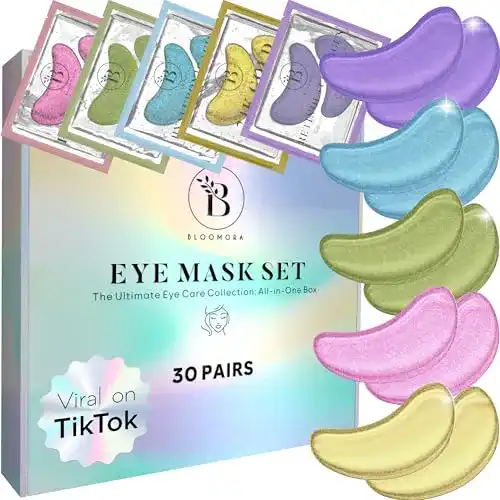 Hyaluron Augenpads Bloomora Gemischte Augenpads (30 Paare)