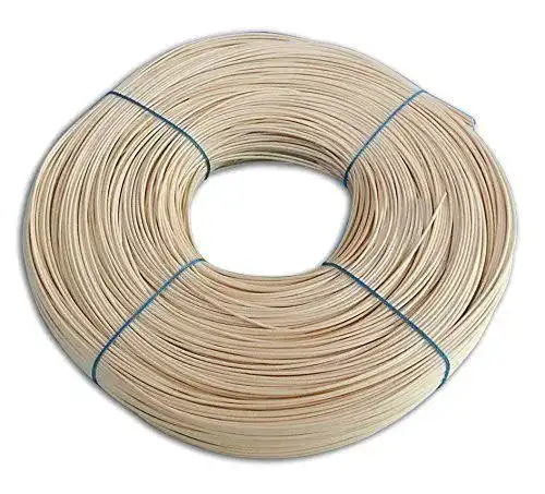 Peddigrohr Schäfer naturhell für Staken 500g, 4mm, Holz, Beige