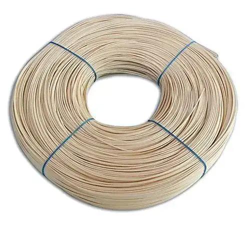 Peddigrohr Schäfer naturhell für Staken 500g, 4mm, Holz, Beige