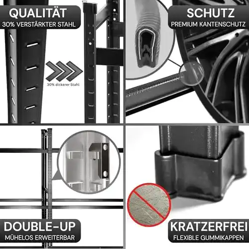 Reifenregal All Premium für 12 Reifen, 180x110x40cm, 250kg Traglast