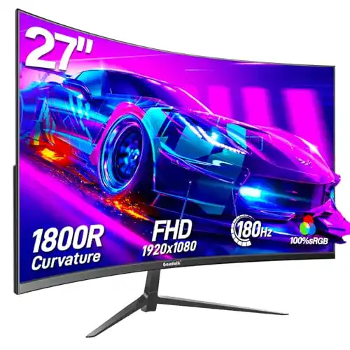 Gawfolk 27 Zoll Curved Gaming Monitor mit 144Hz Bildwiederholfrequenz