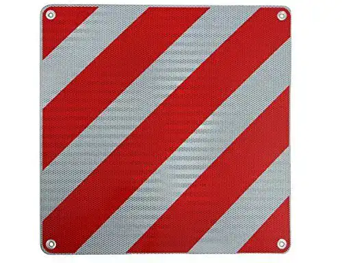 Aluminium-Warntafel für Fahrzeuge in Italien