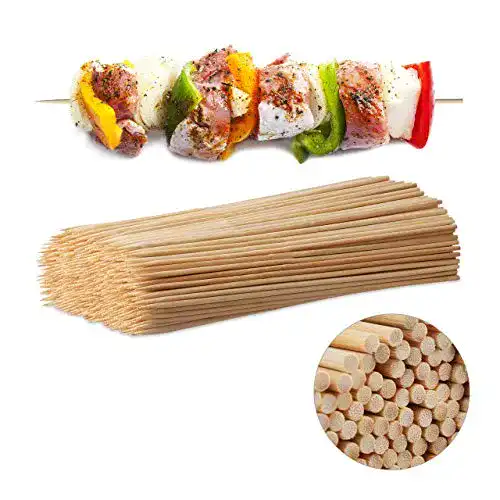 Holzspieße Relaxdays 10023685, 500 Stück Schaschlikspieße aus Holz