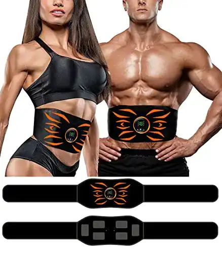 Bauchmuskelgürtel LEMENG EMS Trainingsgerät für effektives Bauchtraining