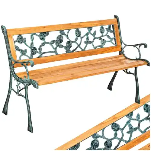 Gartenbank Tectake Parkbank Holz – Verschiedene Modelle