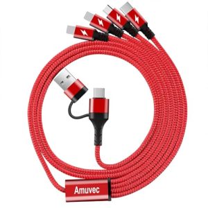 Multi-Ladekabel Amuvec USB A/USB C 3A 1,2 Meter