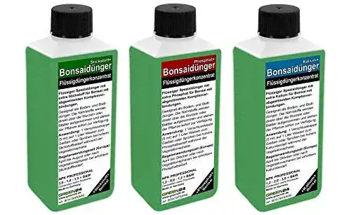 Bonsai-Dünger Set von GREEN24 für gesundes Pflanzenwachstum