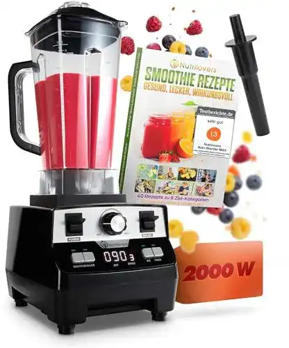 Standmixer 2000 Watt Nutrilovers Nutri-Blender Max