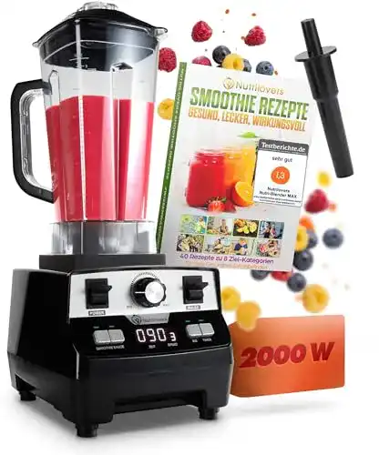 Standmixer 2000 Watt Nutrilovers Nutri-Blender Max