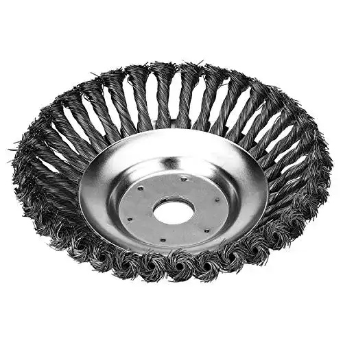 Unkrautbürste Jajadeal Profi für Motorsense mit 150 mm Durchmesser