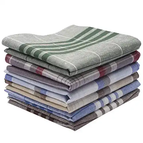 Stofftaschentücher Dokpav 6PCS Herren, 40×40 cm