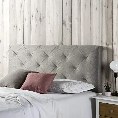 Bettkopfteil Marckonfort Milan 160x60x8 cm in Grau