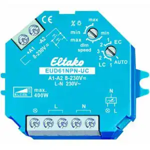 Eltako EUD61NPN-UC Universal-Dimmschalter in Blau