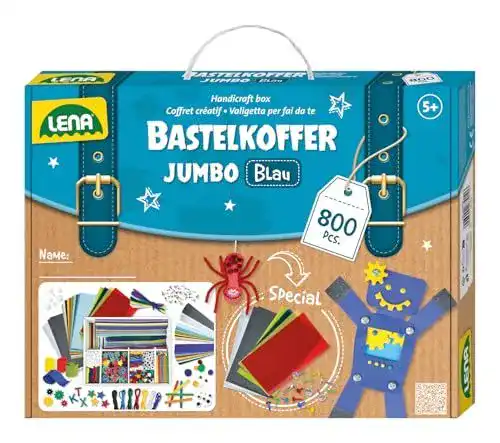 Bastelset Lena 42665 Bastelkoffer mit 800 Teilen für kreative Projekte