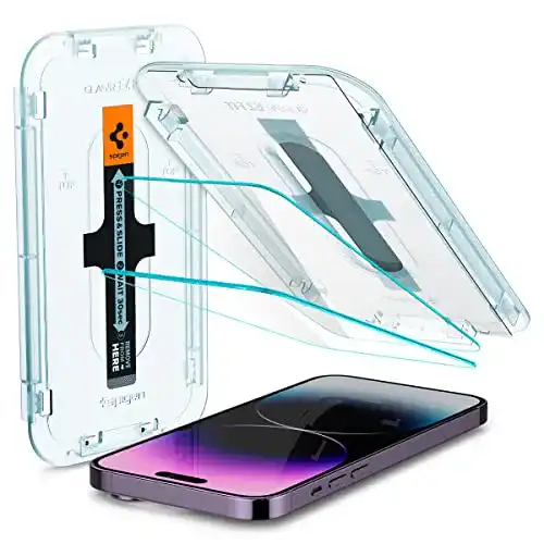 Panzerglas Schutzfolie für iPhone 14 Pro Max von Spigen