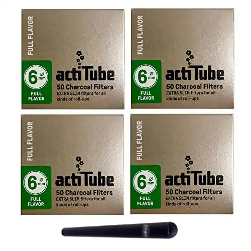 Aktivkohlefilter Set mit actiTube EXTRA Slim 6 mm
