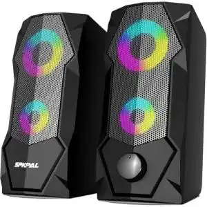 PC Lautsprecher SPKPAL mit USB-Anschluss und RGB-Beleuchtung